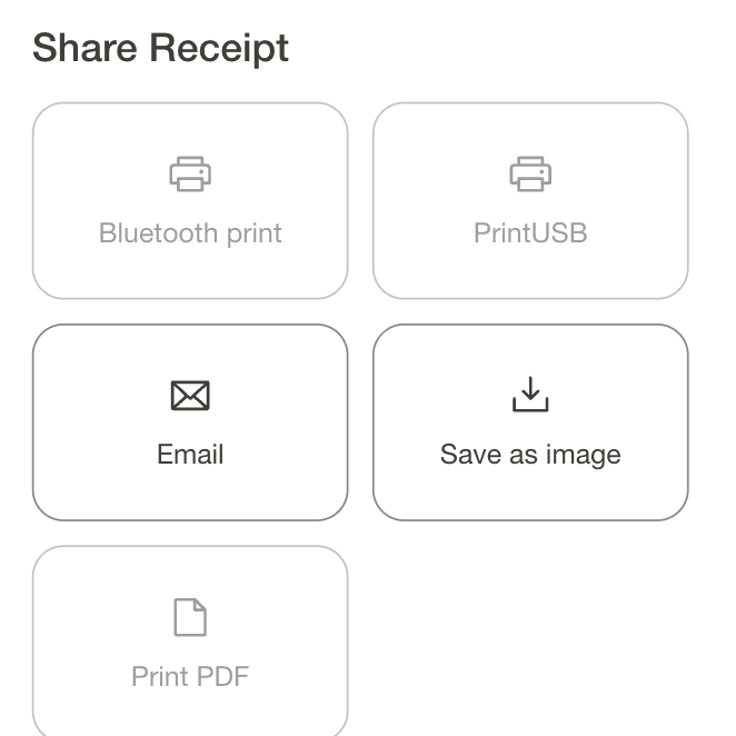 One-tap invoicing